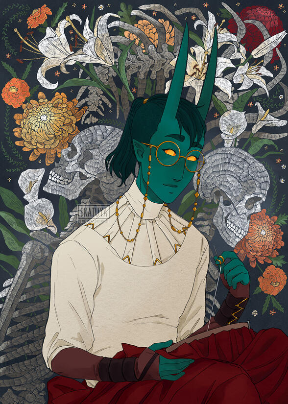 Illustration of my character Basil